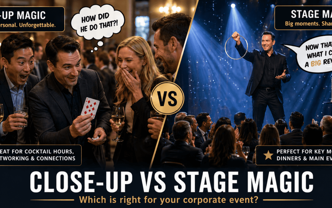 Close-Up vs Stage Magic: What’s the Difference